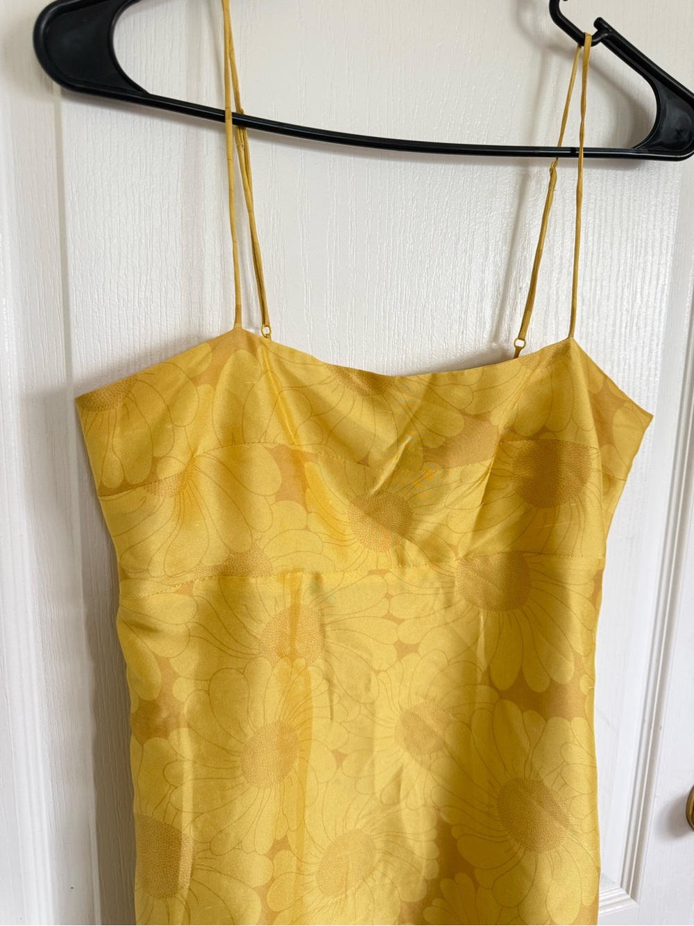 Realisation Par Christy Silk Mini Dress in Sunflower - Picture 3 of 7